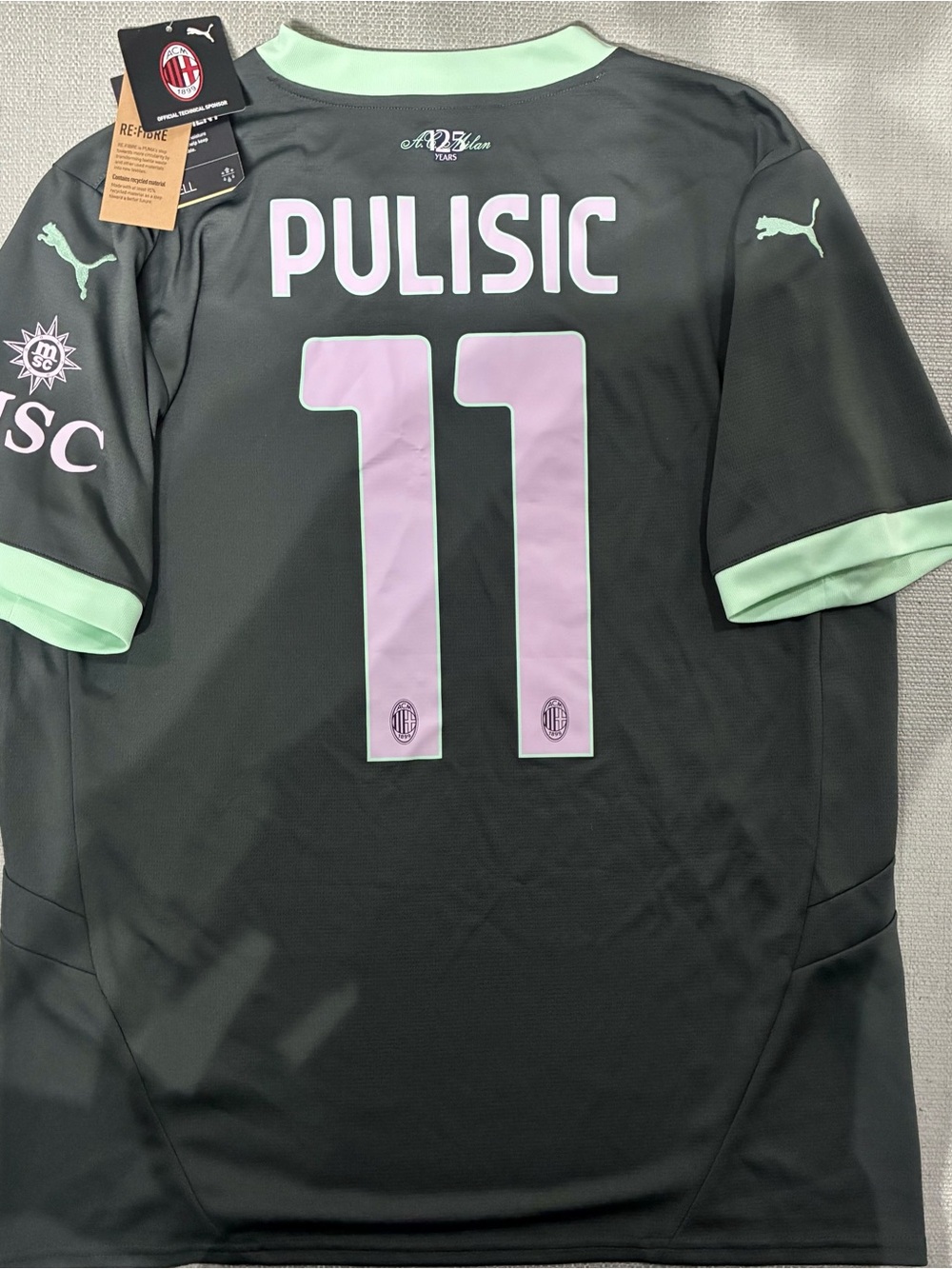 NWT PUMA AC Milan 2024/25 Third Jersey #11 Pulisic — Men's Large